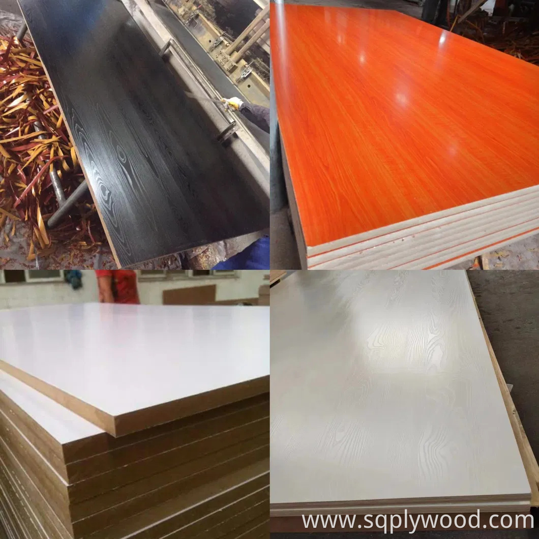 Factory Sale Slot MDF Melamine Faced MDF